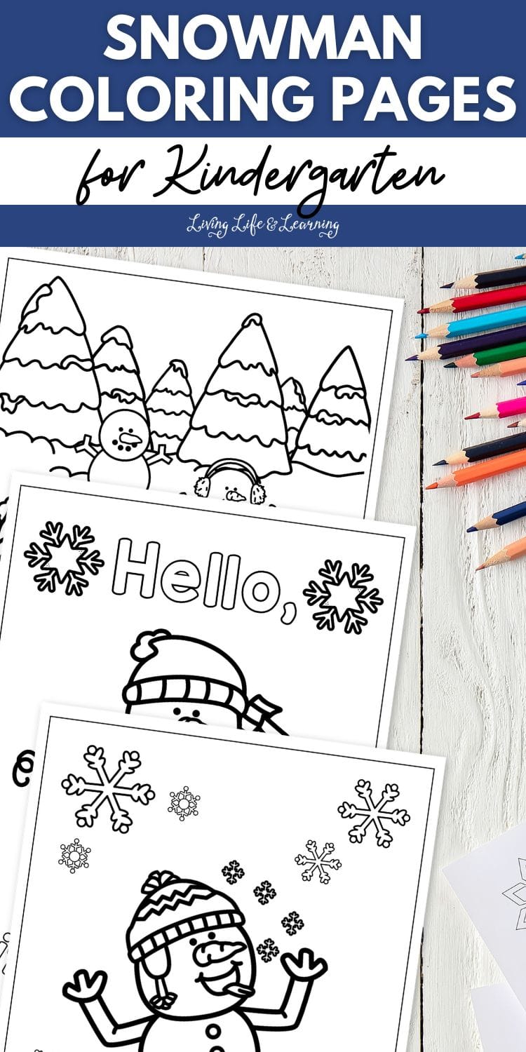 Snowman Coloring Pages for Kindergarten: Creative Winter Activity