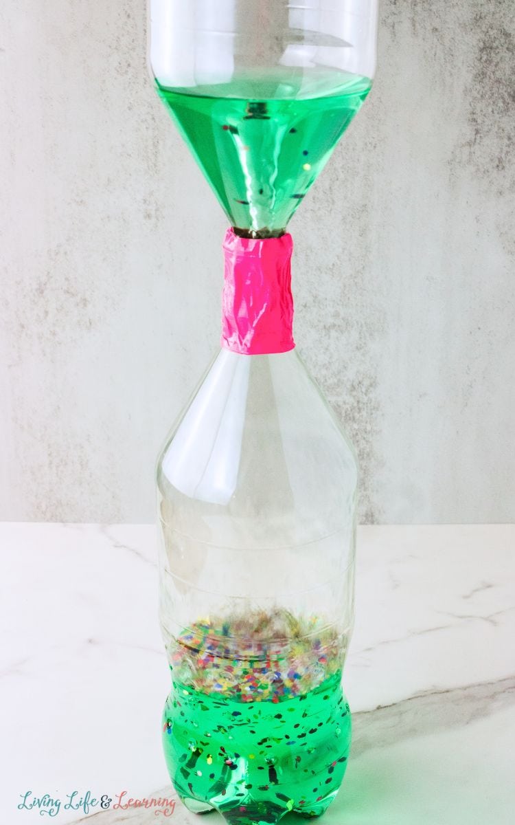 Tornado in a Bottle Experiment photo