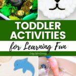 collage of Toddler Activities for Learning Fun