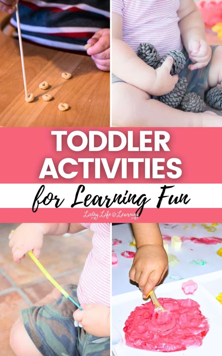collage of Toddler Activities for Learning Fun