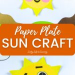 photos of paper plate sun crafr