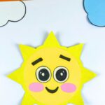 a photo of paper plate sun crafr