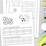 activities included in the Sports Handwriting Worksheets