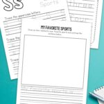 activities included in the Sports Handwriting Worksheets