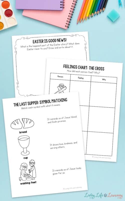 Easter Story Worksheets for Kids to Enhance Learning