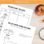 pages of Easter Story Worksheets for Kids