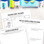 pages of Easter Story Worksheets for Kids