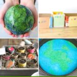 collage of Earth Day Science Activities for Preschoolers