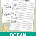 pages of Ocean Worksheets for Elementary