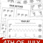 pages of 4th of July Worksheets for Preschool