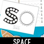 pages of Space Worksheets for Kindergarten
