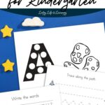pages of Space Worksheets for Kindergarten