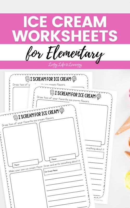 Ice Cream Worksheets for Elementary