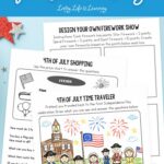 pages of 4th of July Worksheets for Elementary