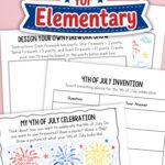 pages of 4th of July Worksheets for Elementary