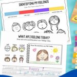 activities included in Feelings Chart for Kindergarteners