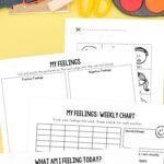 activities included in Feelings Chart for Kindergarteners