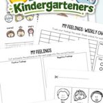 activities included in Feelings Chart for Kindergarteners
