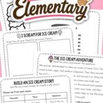 pages of Ice Cream Worksheets for Elementary