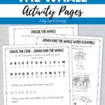 activities included in the Jonah and the Whale Activity Pages