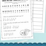 activities included in the Jonah and the Whale Activity Pages