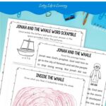 activities included in the Jonah and the Whale Activity Pages