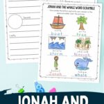 activities included in the Jonah and the Whale Activity Pages