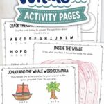 activities included in the Jonah and the Whale Activity Pages