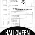 pages of Halloween Worksheets for Elementary